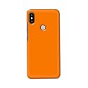Plain Orange Hard Back Case Cover for