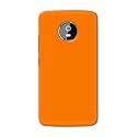 Plain Orange Hard Back Case Cover for