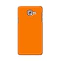 Plain Orange Hard Back Case Cover for