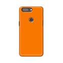 Plain Orange Hard Back Case Cover for