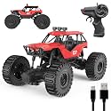 Remote Control Off Roader Mud Master RC Car | Rechargeable Car with High Speed Drive, C-Type USB Charging &amp; Durable Build | Stunt Car for Kids Adults | Birthday, All Occasion Gifts - Red