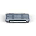 Plano StowAway Split Stow Tackle Box with Corrosion-Preventive Rustricor, Single Latch Design,Transparent DuraView Lid, Stackable Storage for Fishing Bait,Lures and Gear, 3600 50/50 Split (Pack of 6)