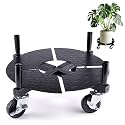 Plant Dolly with Wheels 15 to 24 Inch Adjustable Heavy Duty 440LBS Capacity