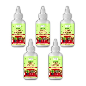 plant growth enhancer supplement 50ml- root enhancer for plants best organic supplement for gardening amp outdoor plants home amp kitchen gardening  pack of 5 5