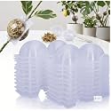 Plant Rooting Ball 3 Inch - Reusable Air Layering Propagation Ball for Grafting, Root Growth & Cutting Propagation - Transparent Plastic Root Growing Box with Secure Lock for Indoor & Outdoor Plants