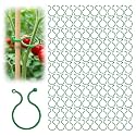 Plant Support Clips, 2026 New Secured Plastic Plant Clip, Trellis Clips for Tomato Grape Vine Vegetables Plant Fixing Clip, Garden Clips for Climbing Plants (100PC, L)