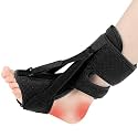 Plantar Fasciitis Night Splint-Upgrade 3 Adjustable Planter Facetious Relief Brace,Plantar Fasciitis Relief Women Men Straps,Support Relief Foot Drop Achilles Tendonitis Day Night(Black-1PC)