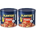 PLANTERS Redskin Spanish Peanuts, Roasted Salted Peanuts 12.5 oz Jars (Pack of 12)
