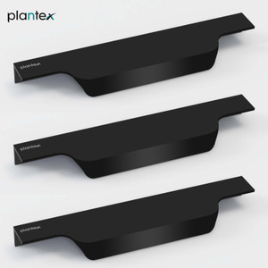 plantex 10 inch profile handle for kitchen cabinetpull handle for homedrawer handle aluminium cabinetdrawer handle black pack of 3