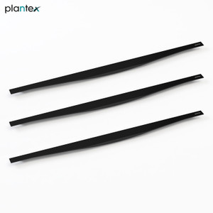 plantex 26 inch wardrobe pull handle for homedrawer pull handle aluminium cabinetdrawer handle black pack of 3