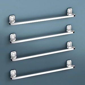 plantex 304 grade stainless steel 24 inch towel rod for bathroomtowel holdertowel standtowel rackbathroom accessories pack of 4 cute chrome
