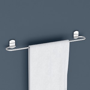plantex 304 grade stainless steel bathroom single towel rodtowel hanger for kitchentowel bartowel standbathroom accessories - parv 24 inch - chrome