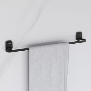 plantex 304 grade stainless steel towel holder for bathroomsingle towel rodholder for bathroom accessories - cute black - 24 inch pack of 1