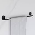 Plantex 304 Grade Stainless Steel Towel Holder for Bathroom/Single Towel Rod/Holder for Bathroom Accessories - Cute (Black - 24 Inch, Pack of 1)