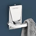 Plantex 304 Grade Stainless Steel Crystal Robe Hook/Cloth Hanger Hook/Door Hanger/Hook/Bathroom Accessories - Crystal (Chrome)