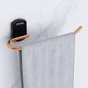Plantex 304 Grade Stainless Steel Towel Hanger for Wash Basin/Towel Ring for Bathroom/Kitchen Towel Hanger/Bathroom Accessories (Parv) Rose Gold &amp; Black