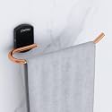 Plantex 304 Grade Stainless Steel Towel Hanger for Wash Basin/Towel Ring for Bathroom/Kitchen Towel Hanger/Bathroom Accessories (Parv) Rose Gold &amp; Black
