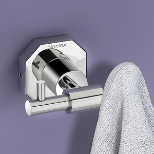 plantex 304 grade stainless steel hook for bathroomcloth hanger for wallhanger hookswall hooks for hanging strong - nipron chrome