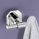 Plantex 304 Grade Stainless Steel Hook for Bathroom/Cloth Hanger for Wall/Hanger Hooks/Wall Hooks for Hanging Strong - Nipron (Chrome)