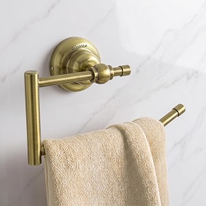 plantex 304 grade stainless steel napkin hanger for wash basintowel holder for bathroomtowel ringbathroom accessories - skyllo antique