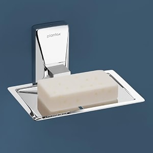 plantex 304 grade stainless steel single soap dishsoap standwall mounted soap holderbathroom accessories - crystal chrome
