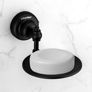 plantex 304 grade stainless steel soap holdersoap standbathroom soap dishbathroom accessories - skyllo black