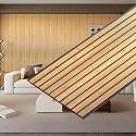 Plantex 3D Wall-Panels for Home &amp; Office Interiors/Fluted Wall Panel 10 Feet