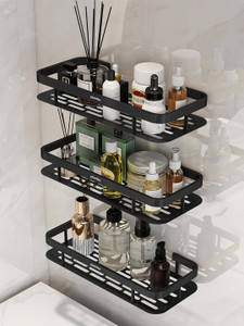 Plantex Aluminium Stainless Steel Wall Shelf