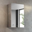 Plantex Bathroom Mirror Cabinet/Bathroom Organizer Cabinet/Bathroom Accessories(10x16In) Stainless Steel Wall Shelf (Number of Shelves - 4, Silver)
