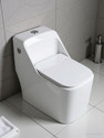 Plantex Ceramic Rimless Western Toilet/Water Closet/Commode With Seat - S Trap Outlet (APS-3011) Western Commode (White Glossy)