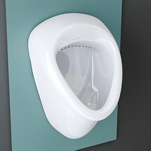 plantex ceramic wall mount urinal pot for gentsurinal pot for menmaleboytoilet for washroom - 2091 white