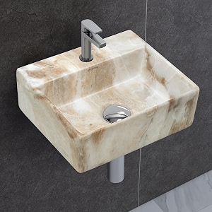 plantex ceramic wash basin for bathroomsquare wall hung basinbathroom sinkwashbasin for restauranthotel 13 x 12 x 5 inch