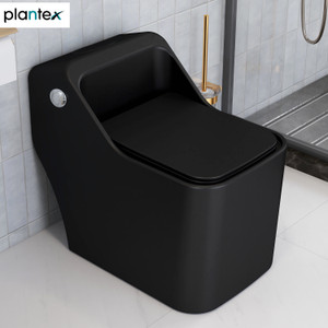 plantex commode for toiletceramic one piece commodewestern toilet with soft close toilet seat - s trap aps-3012 western commode matt black