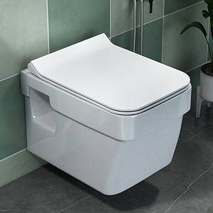 plantex commode for toiletceramic western commodewall hung commode with soft closing toilet seat - p trap outlet white