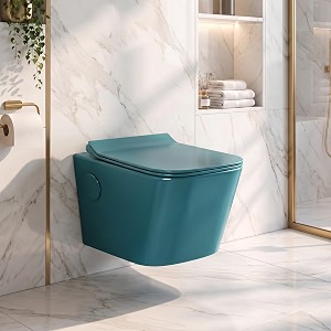 Plantex Commode for Toilet Rimless Western Commode