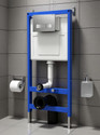 Plantex Concealed Flush Tank for Toilet/Flushing Cistern with Full Frame/Flush Plate Dual Flush Tank