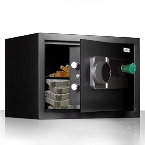 plantex safe lockerdigital locker for home23 litre safe locker box with biometric fingerprinttouch panel display amp emergency key locks2 years warranty - black