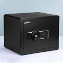 Plantex Safe Locker For Home & Office/Locker/38 Litres/Safety Locker/Digital Lockers Electronic Locking System With Fingerprint & Keylock - (Black)