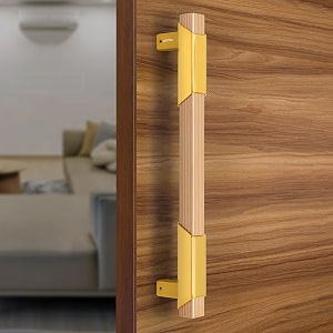 plantex door handle14 inch main door handlealuminium door handlepull-push door handledoor accessories pack of 1 gold