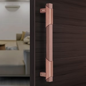 plantex door handle14 inch main door handlealuminium door handlepull-push door handledoor accessories pack of 1 rose gold