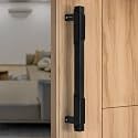 Plantex Door Handle/14 Inch Main Door Handle/Aluminium Door Handle/Pull-Push Door Handle/Door Accessories/3 Years Warranty (Pack of 1, Black)