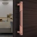 Plantex Door Handle/14 Inch Main Door Handle/Aluminium Door Handle/Pull-Push Door Handle/Door Accessories (Pack of 1, Rose Gold)