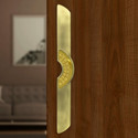 Plantex Door Handle/Door & Home Decor/15 Inch Main Door Handle/Door Pull Push Handle Zinc Door Handle (Gold Pack of 1)