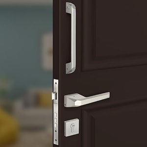 plantex door lock with handledoor handle for main doormortise lock with 3 computerized brass keys14 inch pull-push handledoor hardware - combo brass antique