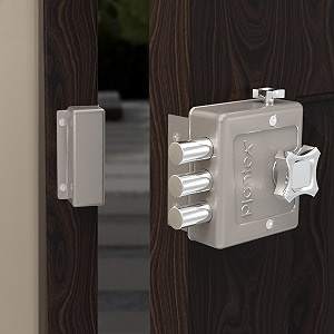 plantex heavy duty dead bolt lockrim lock settrio for homeofficehotel - pack of 1 matt