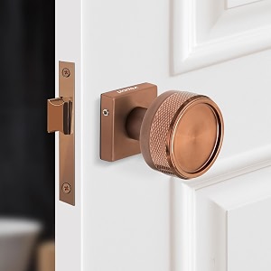 plantex heavy duty door lock  bathroom door lockmortise keyless knob handle set for homebathroomstore roombalconyoffice with baby latch 604 - pvd rose gold