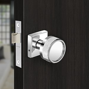 plantex heavy duty door lock  bathroom door lockmortise keyless knob handle set for homebathroomstore roombalconyoffice with baby latch 604 - satin