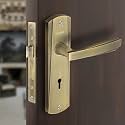 Plantex Heavy-Duty Door Lock Set - Main Door Lock Handle Set/Mortise Lock with 3 Keys, Pack of 1 (8130-Brass Antique)