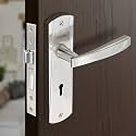 Plantex Heavy-Duty Door Lock Set - Main Door Lock Handle Set/Mortise Lock with 3 Keys for Home- Pack of 1 (8130-Matt)