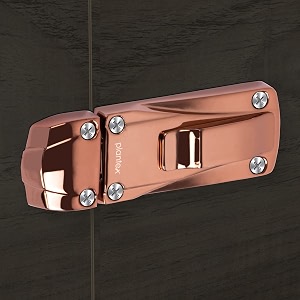 plantex heavy duty door stopperdoor latch for main doorbaby latch lock for home and office doors - pack of 1 205 - rose gold